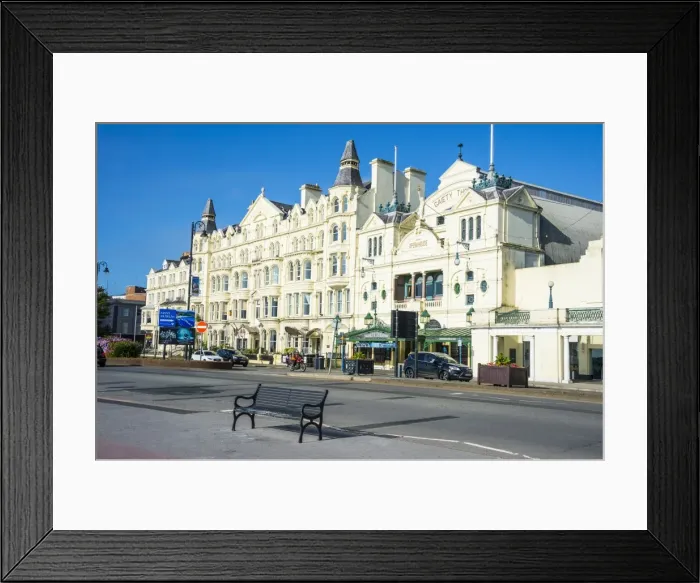 Framed Print : Palacial houses in Douglas, Isle of Man, crown dependency of the United Kingdom, Europe Framed Print : Palacial houses in Douglas, Isle of Man, crown dependency of the United Kingdom, Europe