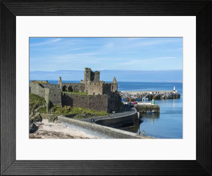Framed Print : Peel castle, Peel, Isle of Man, United Kingdom, Europe Framed Print : Peel castle, Peel, Isle of Man, United Kingdom, Europe