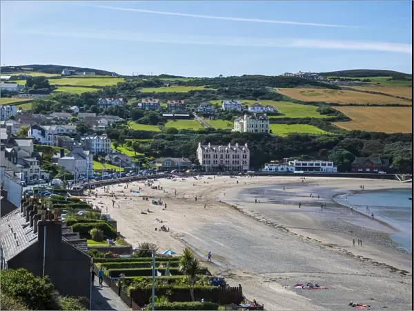 Beach of Port Erin, Isle of Man, crown dependency of the United Kingdom, Europe