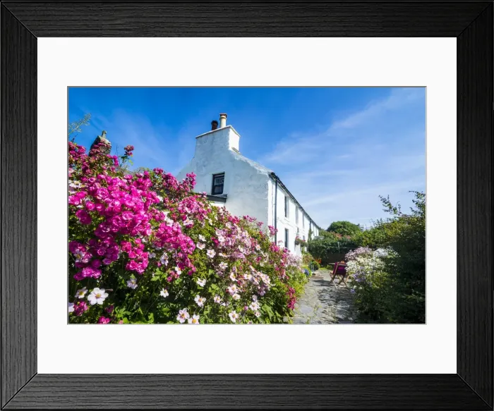 Framed Print : Living museum Cregneash village, Isle of Man, crown dependency of the United Kingdom Framed Print : Living museum Cregneash village, Isle of Man, crown dependency of the United Kingdom