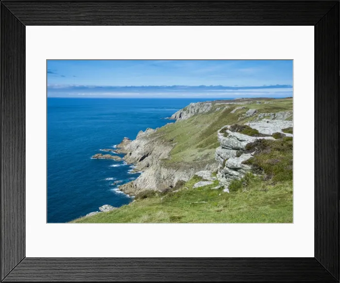 Framed Print : Coastline of the Island of Lundy, Bristol Channel, Devon, England, United Kingdom, Europe Framed Print : Coastline of the Island of Lundy, Bristol Channel, Devon, England, United Kingdom, Europe