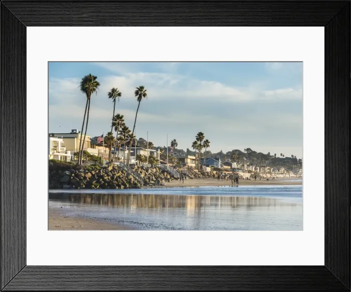 Framed Print : The beach of Del Mar, California, United States of America, North America Framed Print : The beach of Del Mar, California, United States of America, North America