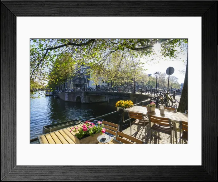 Framed Print : Brouwersgracht Canal, Amsterdam, Netherlands, Europe Framed Print : Brouwersgracht Canal, Amsterdam, Netherlands, Europe