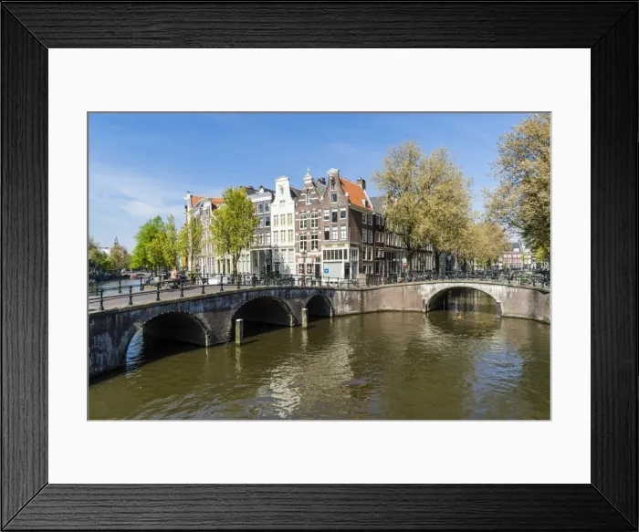 Framed Print : Keizersgracht Canal, Amsterdam, Netherlands, Europe Framed Print : Keizersgracht Canal, Amsterdam, Netherlands, Europe
