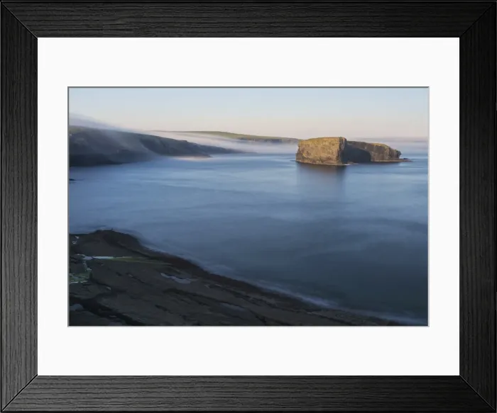 Framed Print : Castle Point, Loop Head, County Clare, Munster, Repbublic of Ireland, Europe