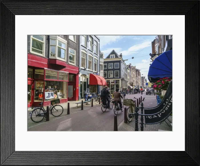 Framed Print : Antique shops and art galleries in Nieuwe Spiegelstraat, Amsterdam, Netherlands, Europe Framed Print : Antique shops and art galleries in Nieuwe Spiegelstraat, Amsterdam, Netherlands, Europe