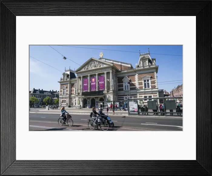 Framed Print : The Concertgebouw, neoclassical concert hall, Amsterdam, Netherlands, Europe Framed Print : The Concertgebouw, neoclassical concert hall, Amsterdam, Netherlands, Europe