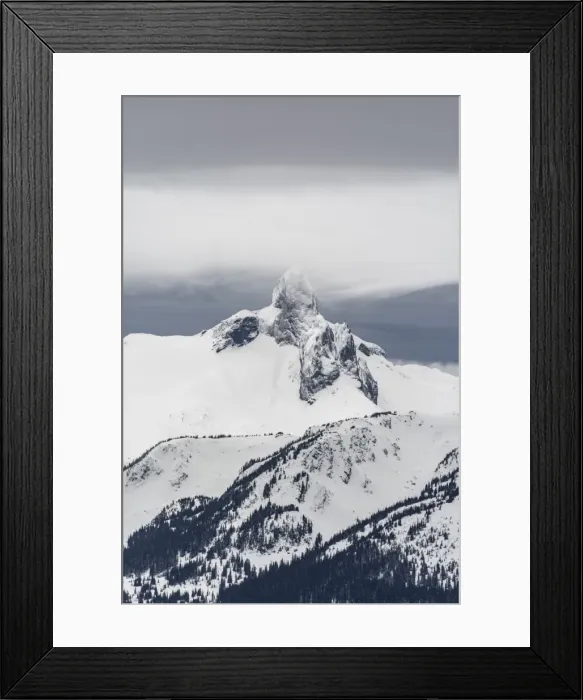 Framed Print : A view of Black Tusk from the peak of Whistler Mountain, British Columbia, Canada Framed Print : A view of Black Tusk from the peak of Whistler Mountain, British Columbia, Canada