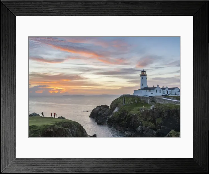 Framed Print : Fanad Head lighthouse, County Donegal, Ulster region, Republic of Ireland, Europe