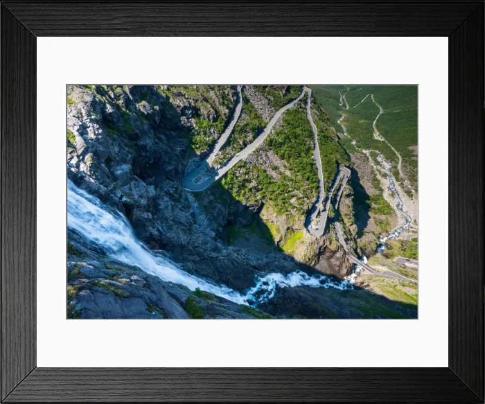 Framed Print : Trollstigen Pass Road, Norway, Scandinavia, Europe Framed Print : Trollstigen Pass Road, Norway, Scandinavia, Europe