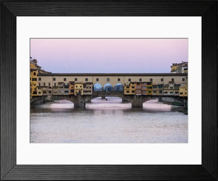 Framed Print : Ponte Vecchio at sunrise, UNESCO World Heritage Site, Florence, Tuscany, Italy, Europe Framed Print : Ponte Vecchio at sunrise, UNESCO World Heritage Site, Florence, Tuscany, Italy, Europe