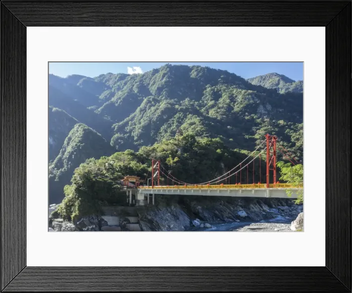 Framed Print : Tianxiang bridge, Taroko Gorge, Taiwan, Asia Framed Print : Tianxiang bridge, Taroko Gorge, Taiwan, Asia