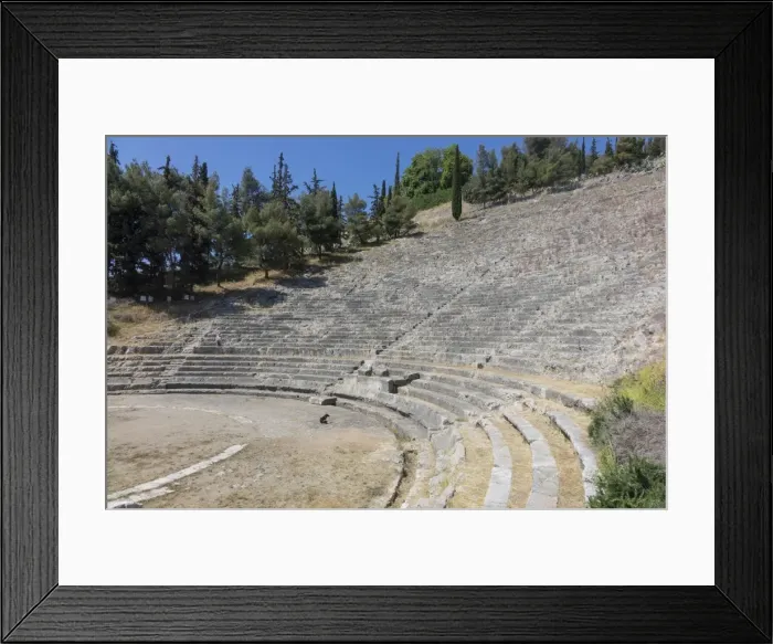 Framed Print : Ancient Theatre, Argos, Peloponnese, Greece, Europe Framed Print : Ancient Theatre, Argos, Peloponnese, Greece, Europe