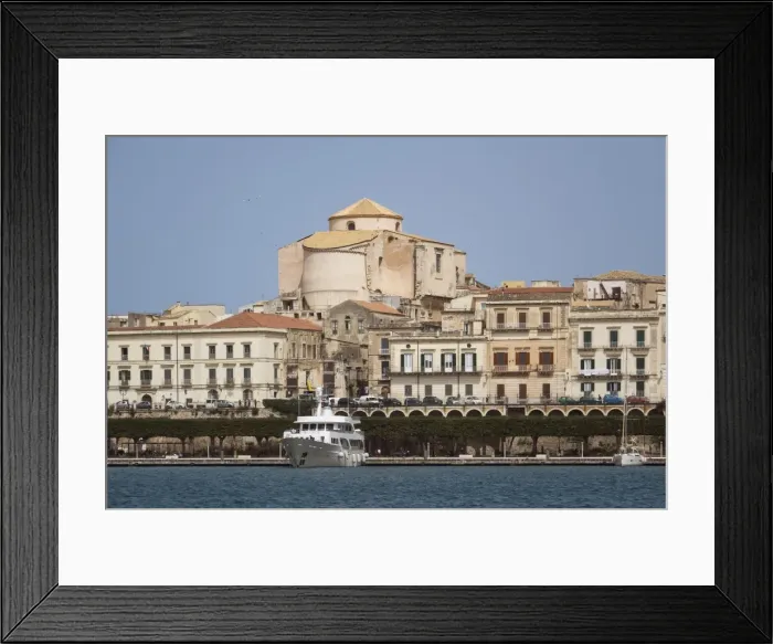 Framed Print : Waterfront, Syracuse, Sicily, Italy, Mediterranean, Europe Framed Print : Waterfront, Syracuse, Sicily, Italy, Mediterranean, Europe