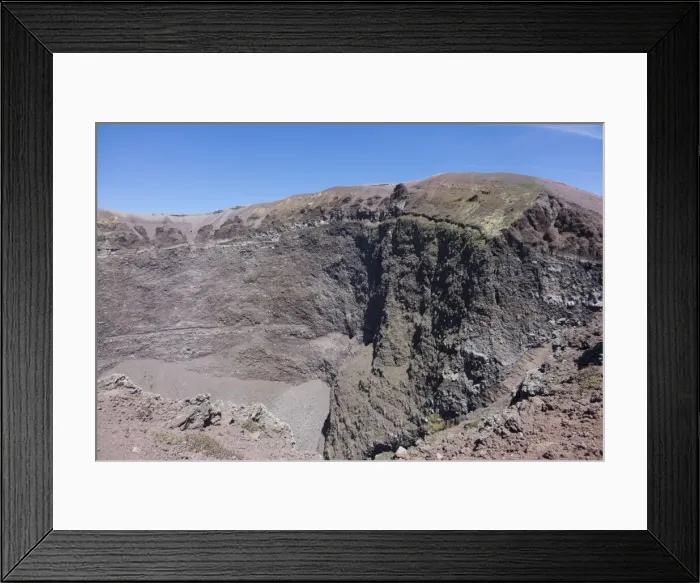 Framed Print : Crater of Vesuvius, Campania, Italy, Europe Framed Print : Crater of Vesuvius, Campania, Italy, Europe