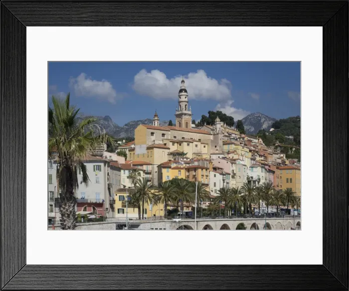 Framed Print : Menton old town, Alpes Maritime, Cote d Azur, France, Europe Framed Print : Menton old town, Alpes Maritime, Cote d Azur, France, Europe