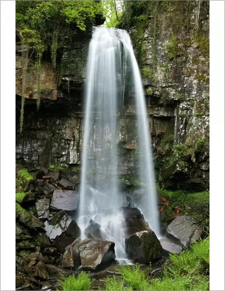 Melincourt Falls, Resolven, Neath, Brecon Beacons, Mid Wales, United Kingdom, Europe