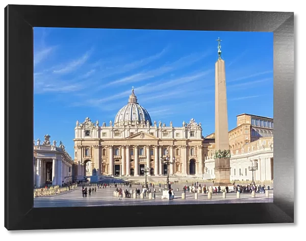 St. Peters Square and St. Peters Basilica, Vatican City, UNESCO World Heritage Site