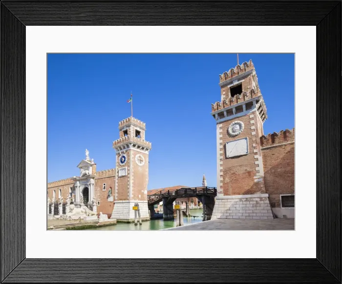 Framed Print : Porta Magna at the Venetian Arsenal (Arsenale di Venezia), a Byzantine shipyard and armoury Framed Print : Porta Magna at the Venetian Arsenal (Arsenale di Venezia), a Byzantine shipyard and armoury