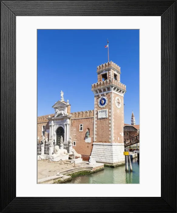 Framed Print : Porta Magna at the Venetian Arsenal (Arsenale di Venezia), a Byzantine shipyard and armoury Framed Print : Porta Magna at the Venetian Arsenal (Arsenale di Venezia), a Byzantine shipyard and armoury