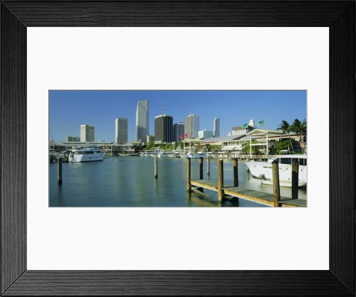 Framed Print : Skyline, Miami City Framed Print : Skyline, Miami City