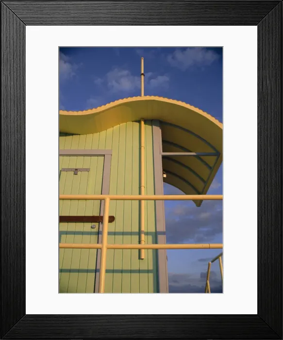 Framed Print : Lifeguard station, Miami Beach, Florida, United States of America (U Framed Print : Lifeguard station, Miami Beach, Florida, United States of America (U