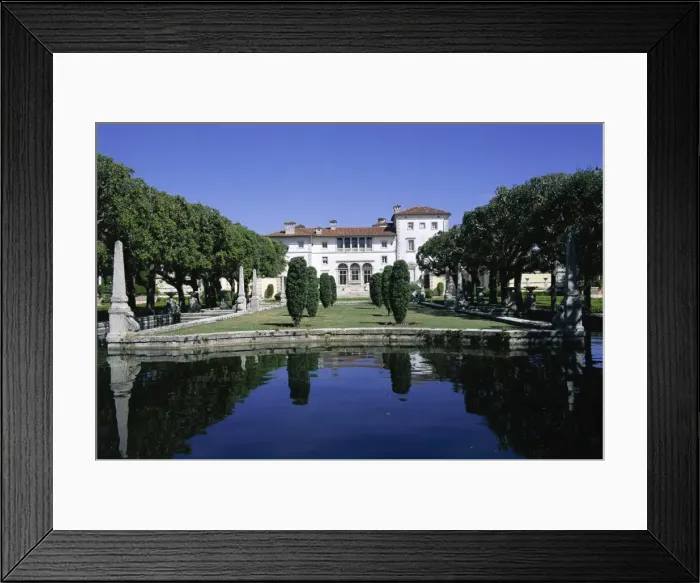 Framed Print : Villa Vizcaya Framed Print : Villa Vizcaya