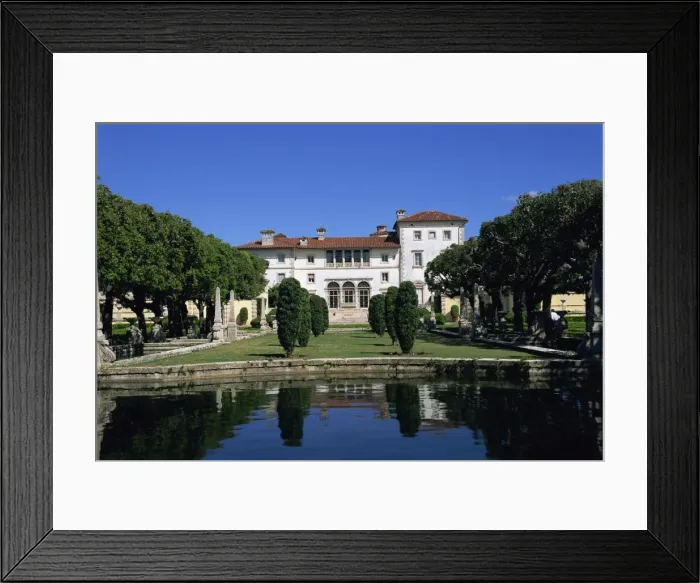 Framed Print : Exterior of the Villa Vizcaya Framed Print : Exterior of the Villa Vizcaya