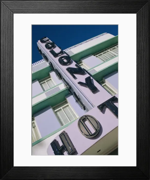 Framed Print : Colony Hotel Framed Print : Colony Hotel