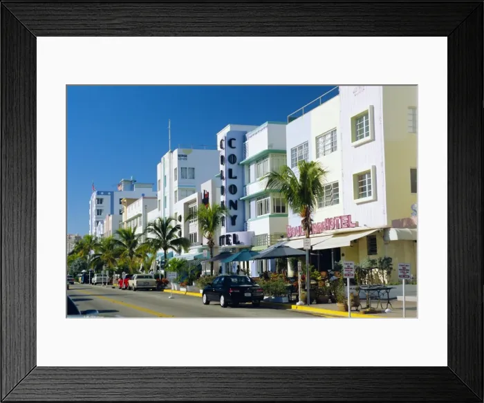 Framed Print : Ocean Drive Framed Print : Ocean Drive