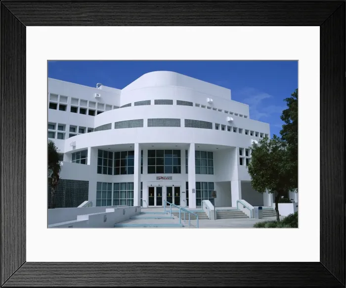 Framed Print : Art deco Police Headquarters Framed Print : Art deco Police Headquarters