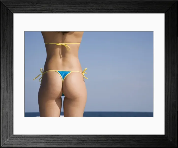 Framed Print : _Z8D4481. Woman on the beach, Miami Beach, Florida Framed Print : _Z8D4481. Woman on the beach, Miami Beach, Florida