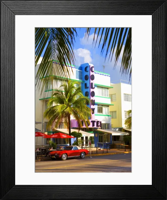 Framed Print : Ocean Drive Framed Print : Ocean Drive