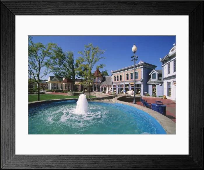 Framed Print : Mackinaw Crossings Framed Print : Mackinaw Crossings