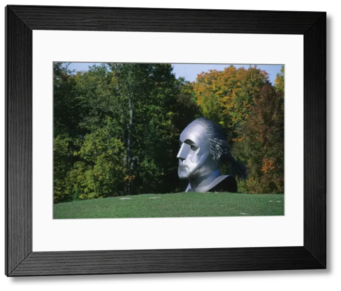Framed Print : George Washington sculpture Framed Print : George Washington sculpture