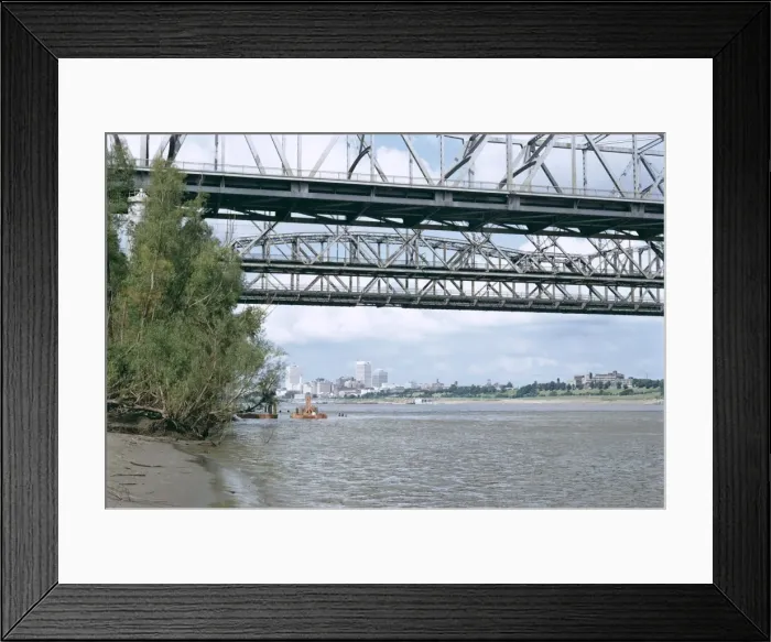 Framed Print : Mississippi River, Memphis, Tennessee, United States of America (U Framed Print : Mississippi River, Memphis, Tennessee, United States of America (U