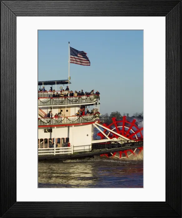 Framed Print : Sternwheeler on the Mississippi River