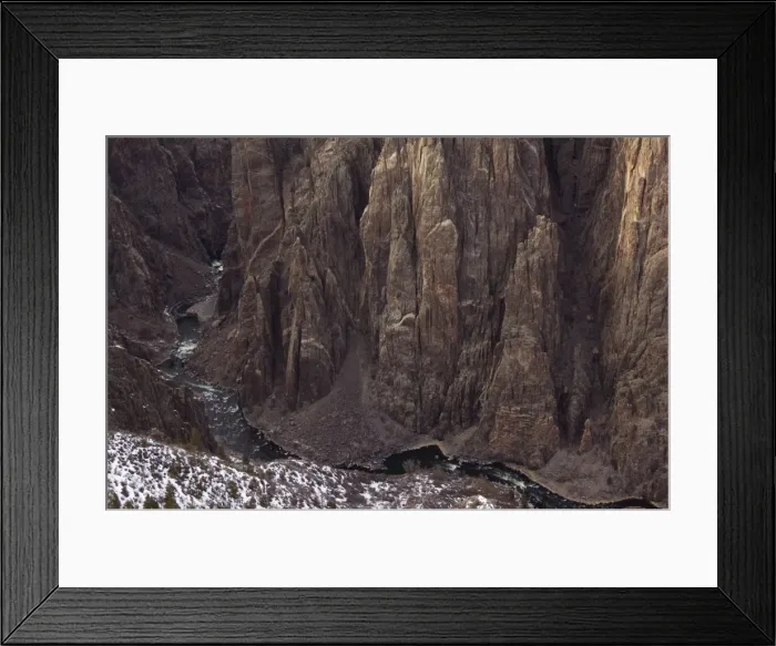 Framed Print : Black Canyon Framed Print : Black Canyon