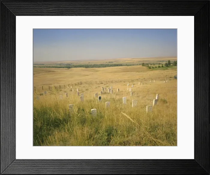 Framed Print : Custers Last Stand battlefield Framed Print : Custers Last Stand battlefield