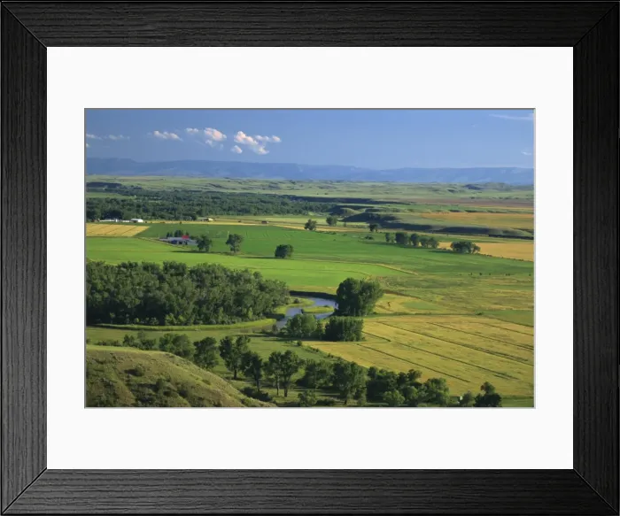 Framed Print : Agricultural landscape Framed Print : Agricultural landscape