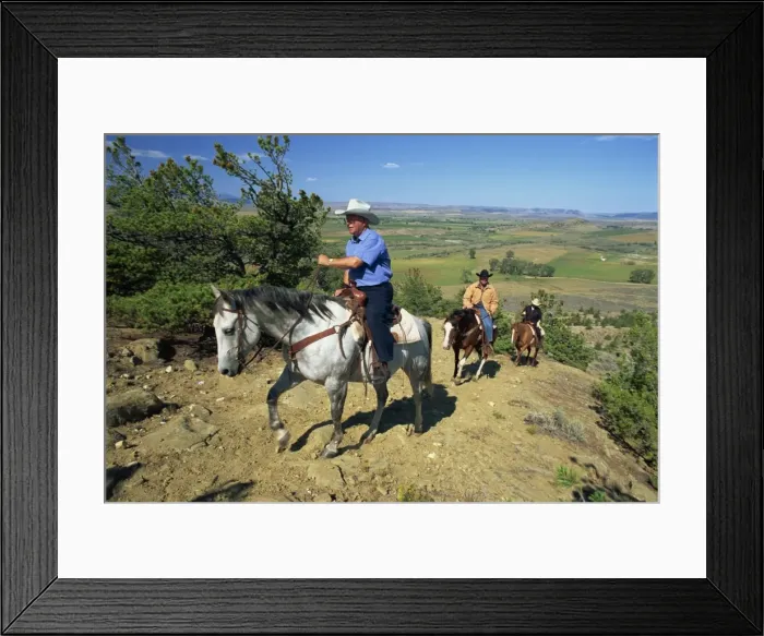 Framed Print : Riding at Shoemaker Framed Print : Riding at Shoemaker