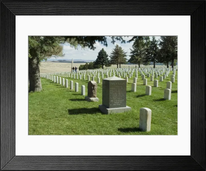 Framed Print : Battlefield and graveyard Framed Print : Battlefield and graveyard