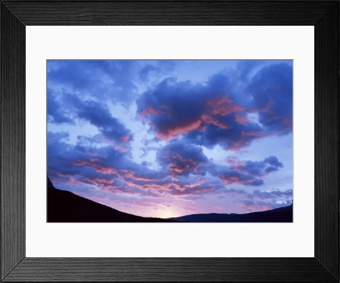 Framed Print : Sunrise near Swiftcurrent Lake Framed Print : Sunrise near Swiftcurrent Lake