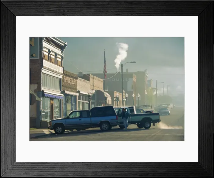 Framed Print : Winter morning Framed Print : Winter morning