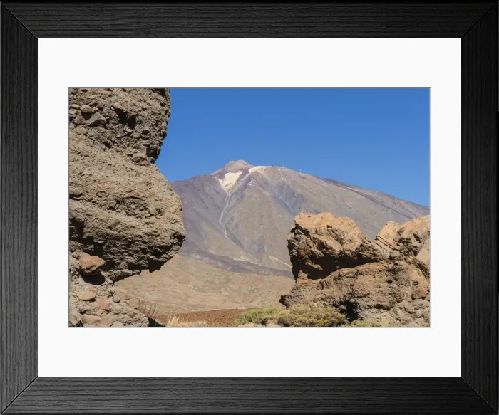 Framed Print : Mount Teide volcano viewed from the Roques de Garcia, Teide National Park, UNESCO Framed Print : Mount Teide volcano viewed from the Roques de Garcia, Teide National Park, UNESCO