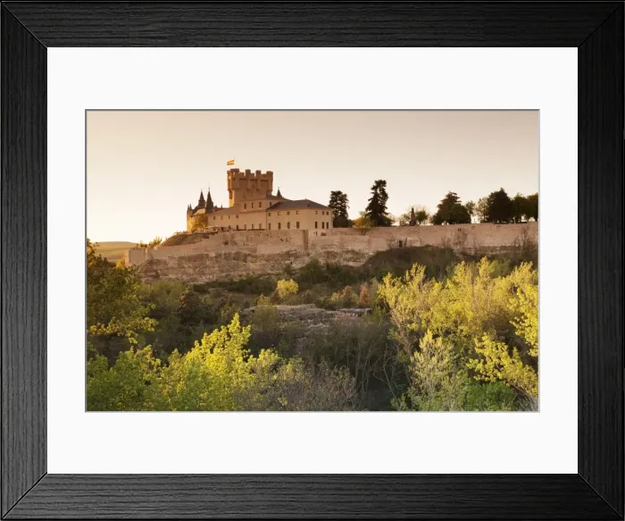 Framed Print : Alcazar at sunset, UNESCO World Heritage Site, Segovia, Castillia y Leon, Spain, Europe
