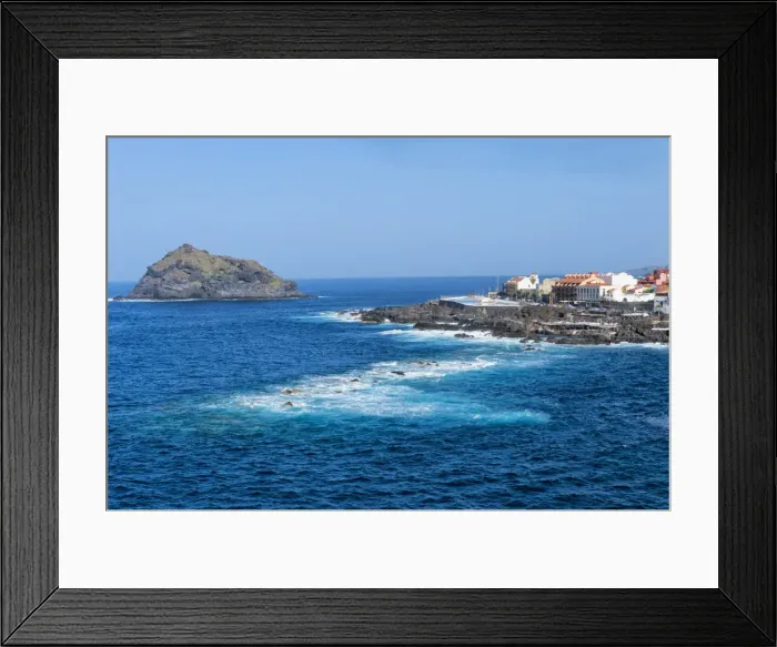 Framed Print : Garachico village viewed from the Mirador del Emigrante, Tenerife, Canary Islands Framed Print : Garachico village viewed from the Mirador del Emigrante, Tenerife, Canary Islands