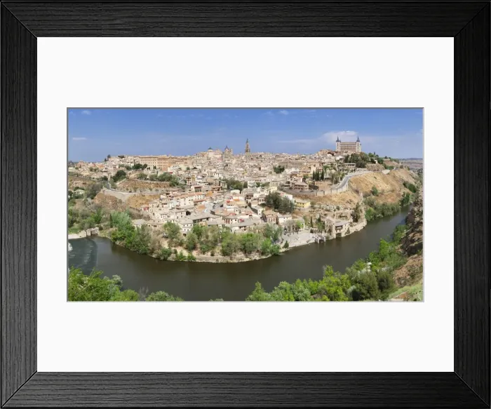 Framed Print : View over Tajo River at Santa Maria Cathedral and Alcazar, UNESCO World Heritage Site Framed Print : View over Tajo River at Santa Maria Cathedral and Alcazar, UNESCO World Heritage Site