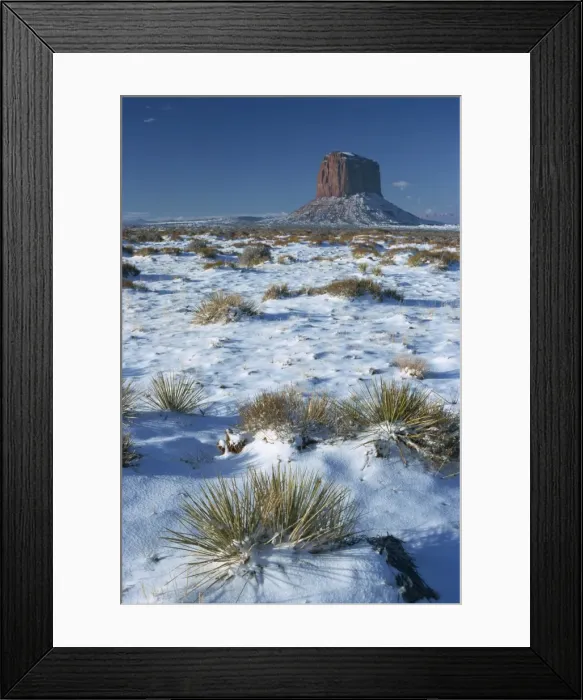 Framed Print : Monument Valley in winter Framed Print : Monument Valley in winter