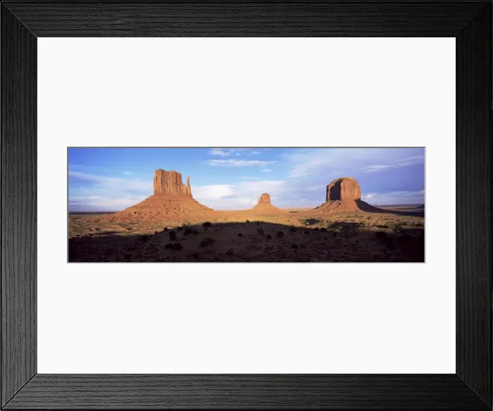 Framed Print : The Mittens, Monument Valley, Utah, United States of America (U Framed Print : The Mittens, Monument Valley, Utah, United States of America (U